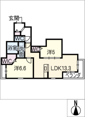 シャトー本郷　東館 2階