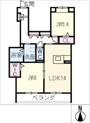 リゾルト本郷 2階