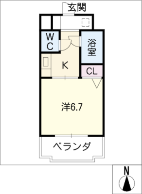 ダイアパレス上社第３　７０３号