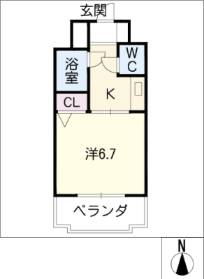 ダイアパレス上社第３　４０２号 4階