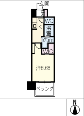 セレスト上社 2階