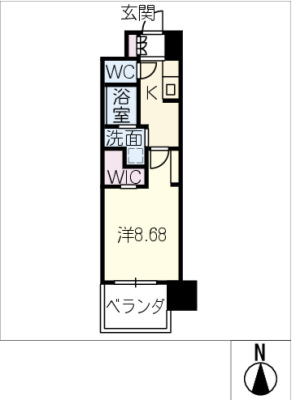 セレスト上社 6階