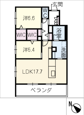 仮）名東区高針２丁目ｼｬｰﾒｿﾞﾝ 2階