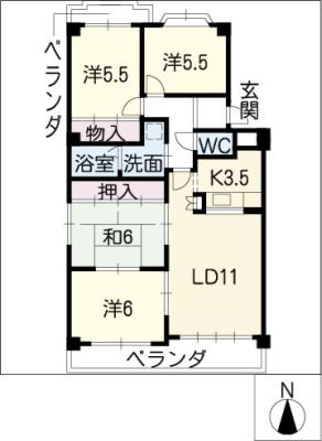 いづみハイツ平池 3階