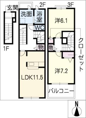 サンフォレスタⅠ 1階