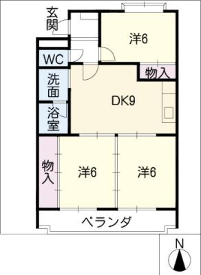 メルローズ2号館 3階