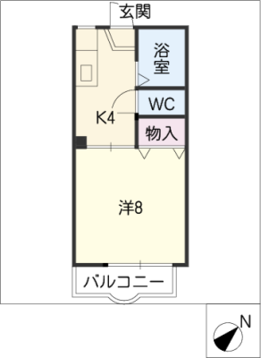 カーサ江島Ⅱ　Ａ棟