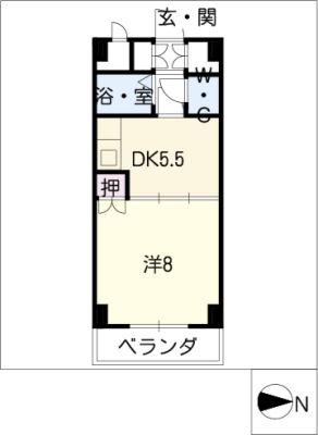 マンション青山　１９８８ 2階