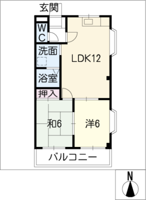 クオーレ阪田 1階