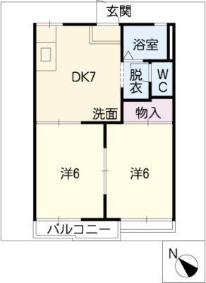 タウニーレイクサイド 1階