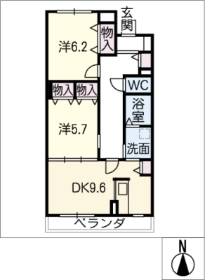 ブルースカイマンションⅢ 4階