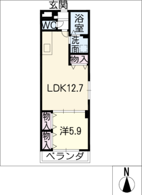 カレン橘 2階