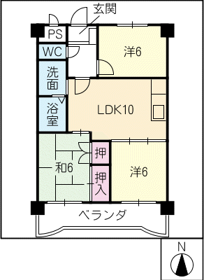 グレースマンション 2階