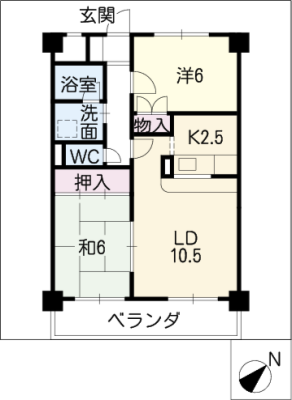 駅前マンション 5階