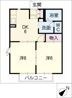 ニューアゼリア　Ⅰ 2階