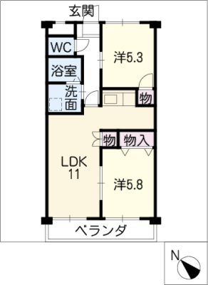 シャガール２１ 2階