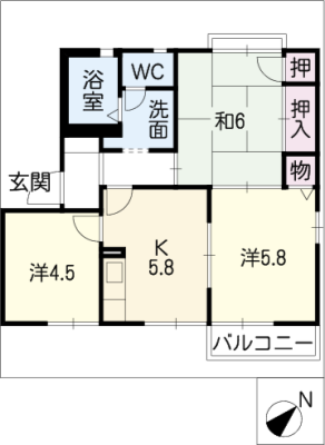 コットネストＡ棟 1階