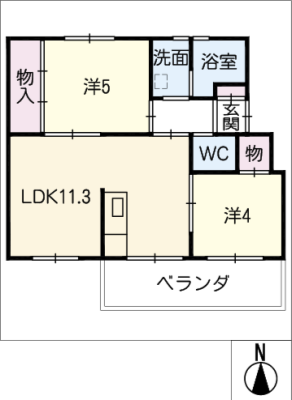 大堀ハイツ６号棟　３０２号室