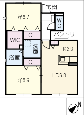 ボナール 1階