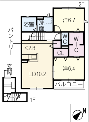 仮）ユアメゾン名和町 2階