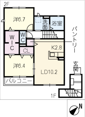 ボナール 2階