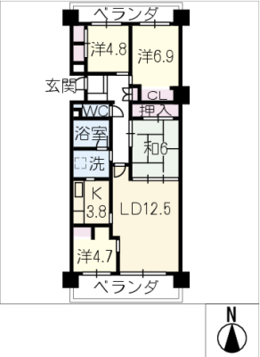 ライフプラザ加木屋弐番館K-9 9階