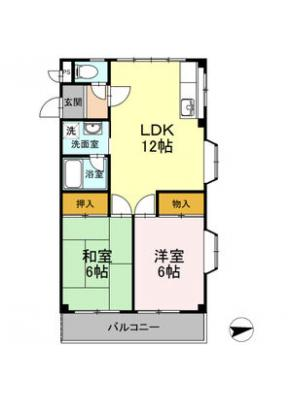 花家のハイツII 2階