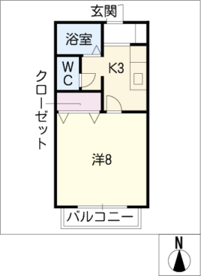 サン・ｆｒｉｅｎｄｓ安田Ⅲ 2階