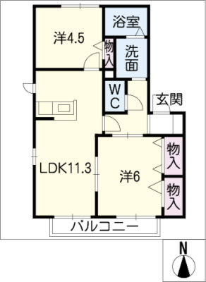 コーポＫＡＳＵＧＡ 1階