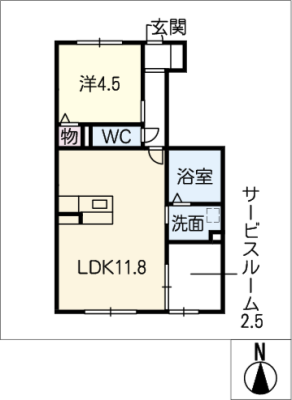 フェリモ新町 1階