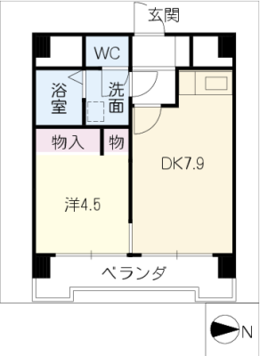 小牧ステーションビル７０３号室 7階