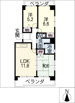 ブライトン・ビラ 3階