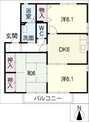 ハーモニーハイツ末広 1階