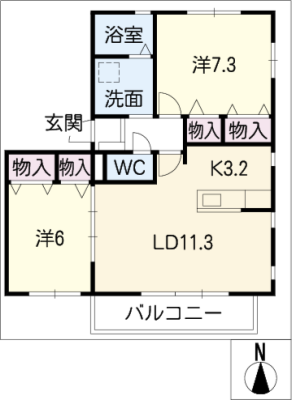 メゾン　サージュ　Ⅱ 1階