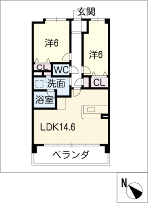 アスコット　ガーデン 5階