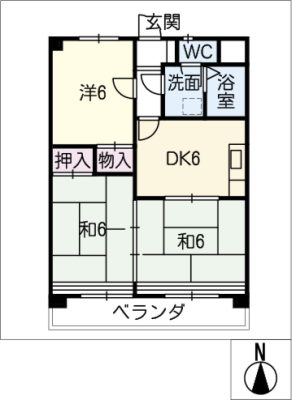 一本木マンション 3階