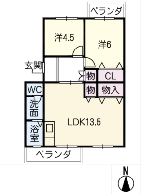 パストラル板倉Ａ 1階