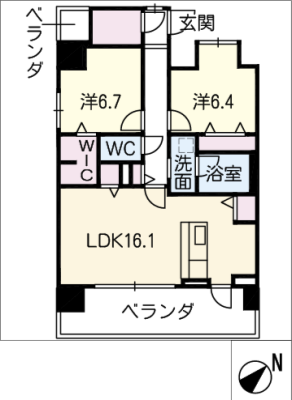 ラ　コンフィアンス 3階