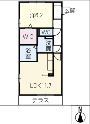 仮）Ｄ－ｒｏｏｍ　ＧＵＲＡＲＡ 1階