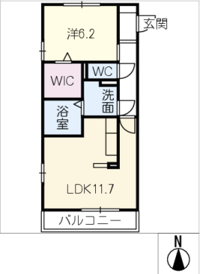 仮）Ｄ－ｒｏｏｍ　ＧＵＲＡＲＡ 2階