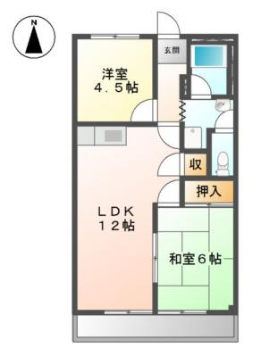 サンハイツ半城土 2階