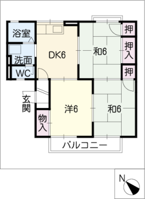 コートビレッジさと　Ａ棟 2階