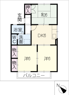 パークアベニュー小塚 2階