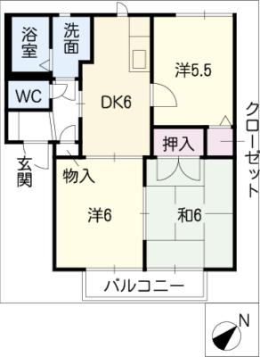 フローラルヒルズＡ棟 1階