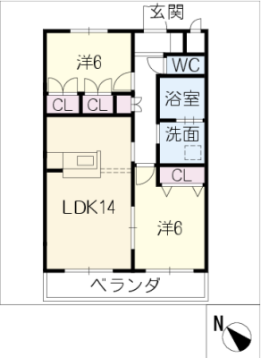 ラピスタウン緑丘通り 2階