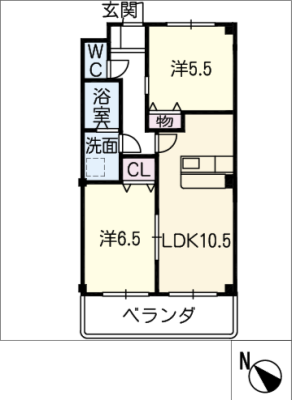 エルハイム　Ⅰ 2階