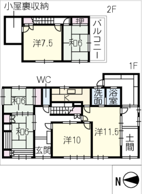 岡崎市若松町貸家