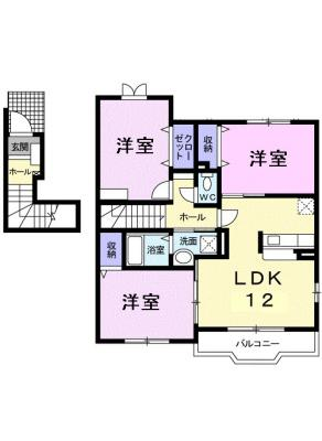 フレッシュリー都川Ｂ 2階