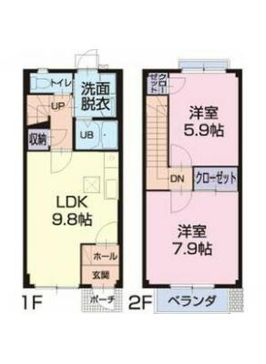 クレボナール宝山A　 1階