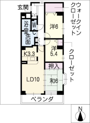 レールシティ熱田８０４号 8階